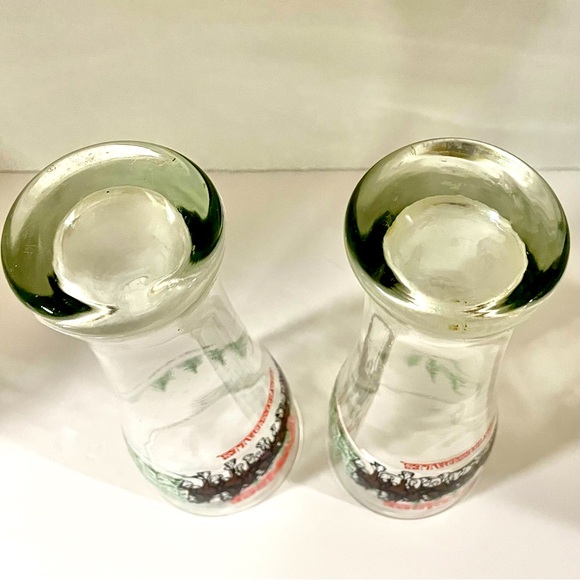 2 Anheuser-Busch Budweiser King of Beers Clydesdales Christmas Clear Glasses - Picture 5 of 6